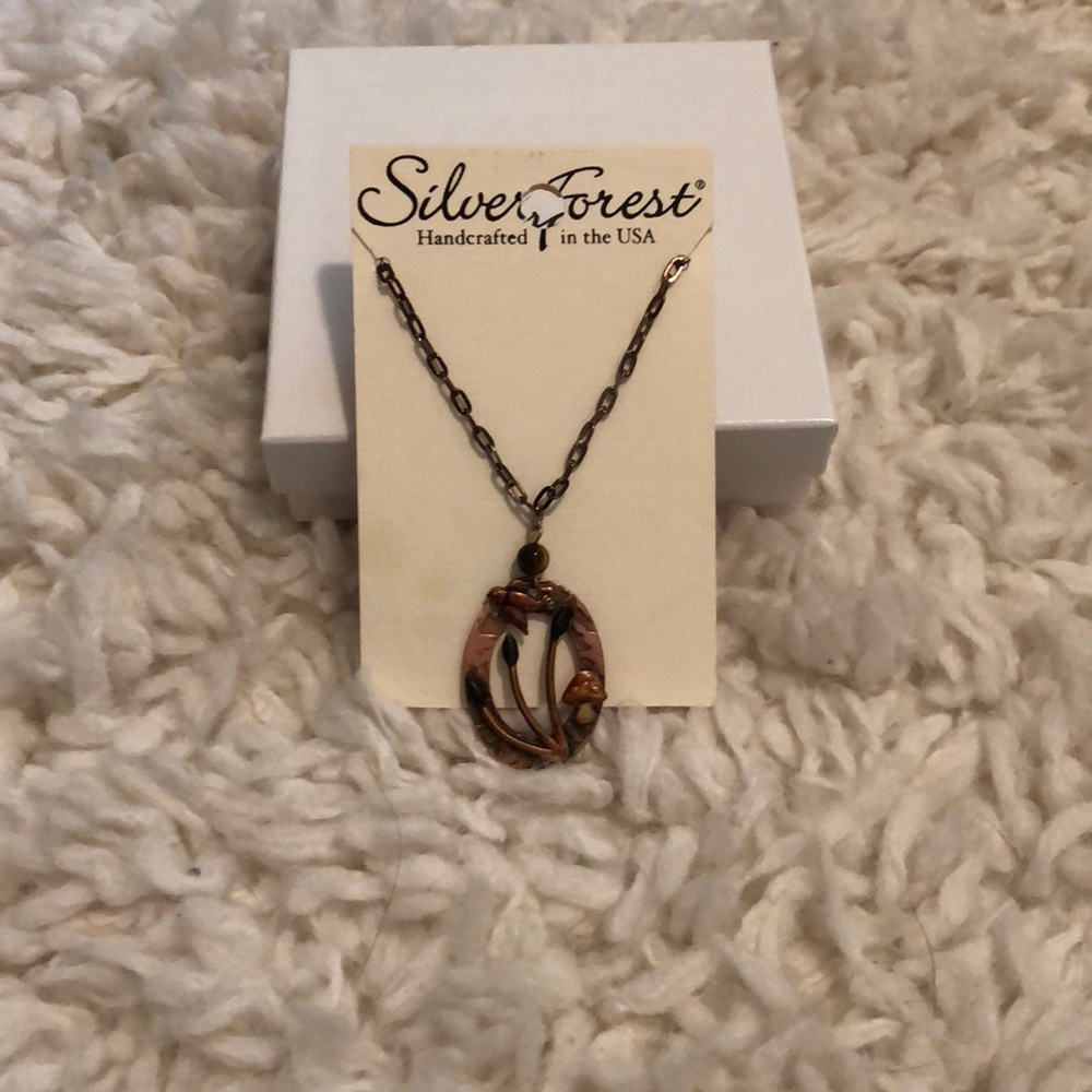 Silver Forest necklace